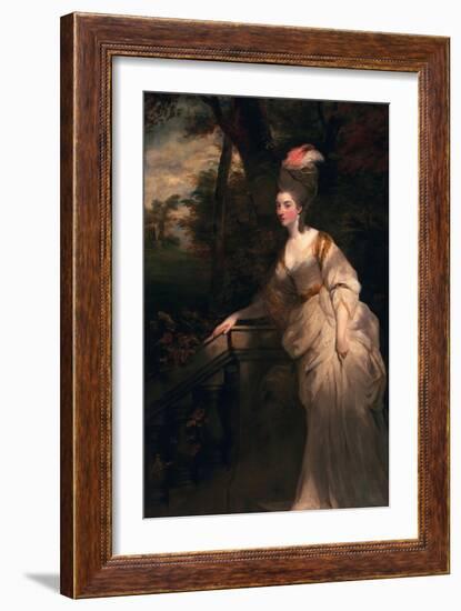 Georgiana Cavendish, Duchess of Devonshire, C.1775-76-Sir Joshua Reynolds-Framed Giclee Print