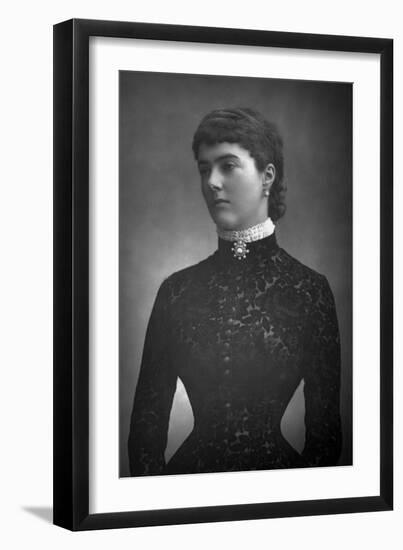 Georgiana, Countess of Dudley, 1890-W&d Downey-Framed Photographic Print