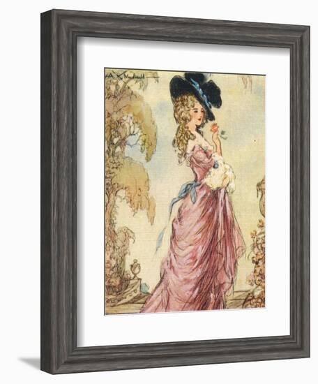 Georgiana, Duchess of Devonshire, 1937-Alexander K MacDonald-Framed Giclee Print