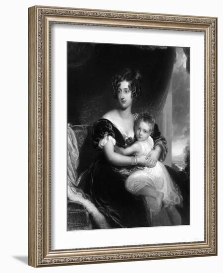 Georgiana Lady Dover 3-Thomas Lawrence-Framed Art Print