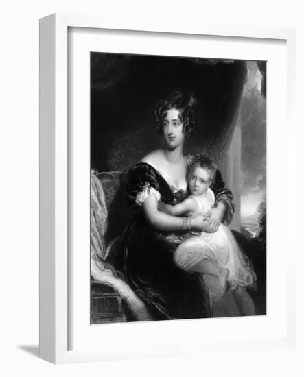 Georgiana Lady Dover 3-Thomas Lawrence-Framed Art Print