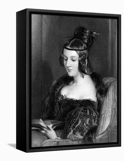 Georgiana Romilly-Edwin Henry Landseer-Framed Stretched Canvas