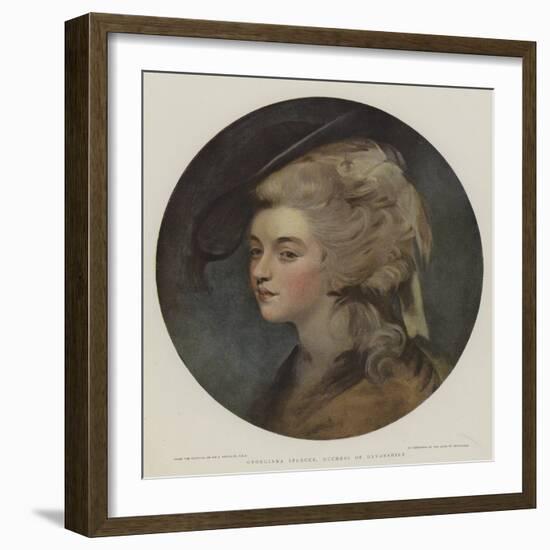 Georgiana Spencer, Duchess of Devonshire-Sir Joshua Reynolds-Framed Giclee Print