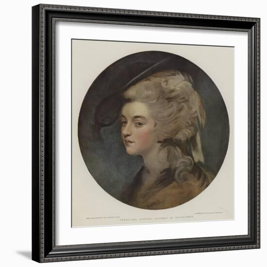 Georgiana Spencer, Duchess of Devonshire-Sir Joshua Reynolds-Framed Giclee Print