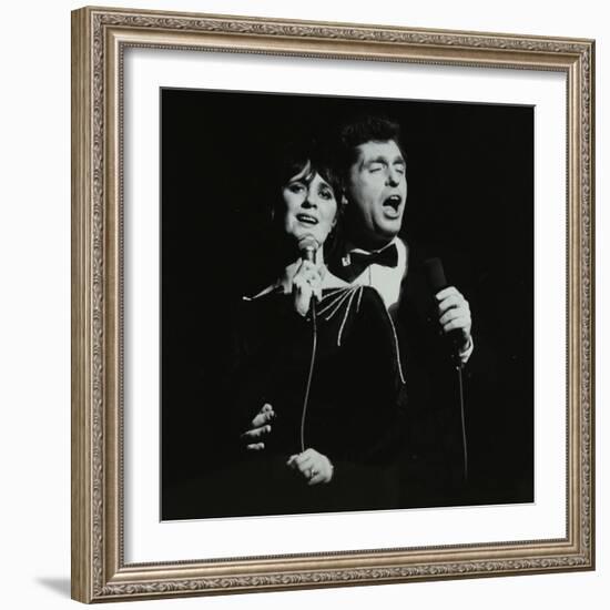 Georgie Fame and Sweet Substitute with Keith Smiths Hefty Jazz in Concert, 1984-Denis Williams-Framed Photographic Print