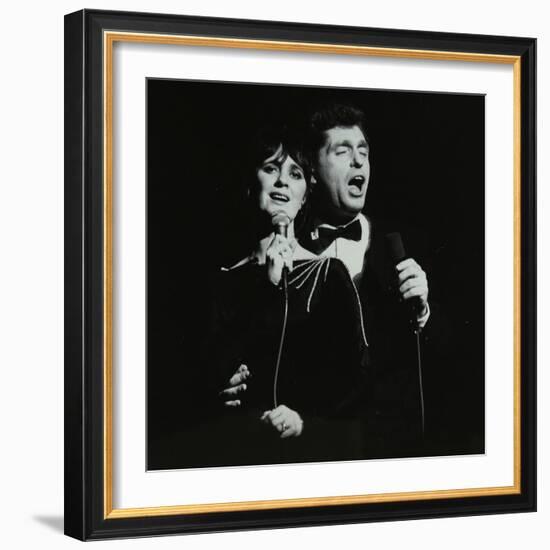 Georgie Fame and Sweet Substitute with Keith Smiths Hefty Jazz in Concert, 1984-Denis Williams-Framed Photographic Print