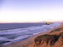 Hang Gliding off Beach in Monterey, California, USA-Georgienne Bradley-Photographic Print