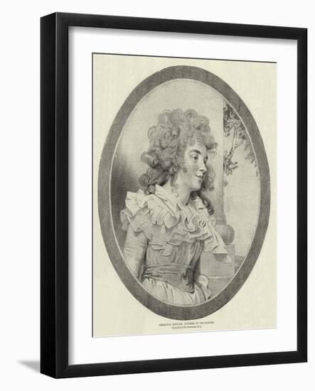 Georgina Spencer, Duchess of Devonshire-John Downman-Framed Giclee Print