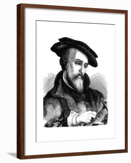 Georgius Agricola (1494-155), German Physician, Mineralogist and Metallurgist, 1881-null-Framed Giclee Print