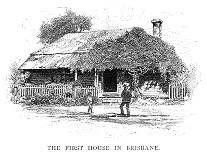 The First House in Brisbane, Australia, 1886-Georgius-Giclee Print