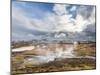 Geothermal Area Seltun Heated by the Volcano Krysuvik on Reykjanes Peninsula During Winter-Martin Zwick-Mounted Photographic Print