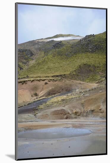 Geothermal Area Seltun, Reykjanes Peninsula, South West Iceland-Julia Wellner-Mounted Photographic Print