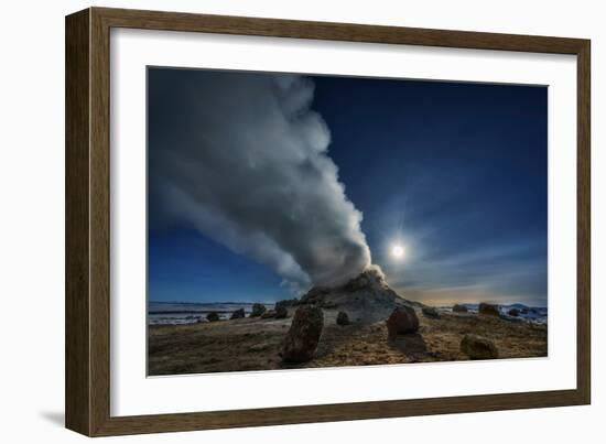 Geothermal Hot Springs, Hverarond, Namaskard, Iceland-Ragnar Th Sigurdsson-Framed Photographic Print