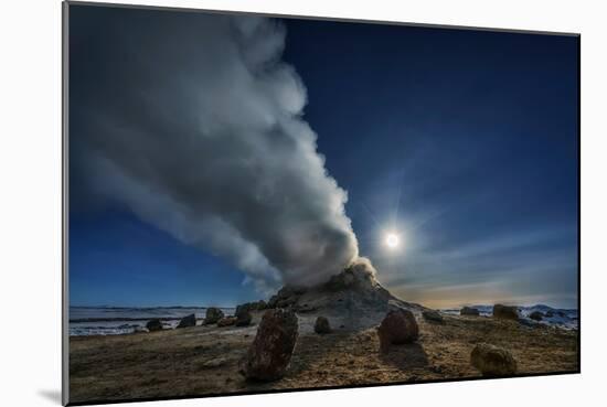 Geothermal Hot Springs, Hverarond, Namaskard, Iceland-Ragnar Th Sigurdsson-Mounted Photographic Print