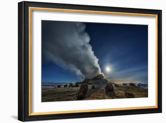 Geothermal Hot Springs, Hverarond, Namaskard, Iceland-Ragnar Th Sigurdsson-Framed Photographic Print