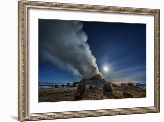 Geothermal Hot Springs, Hverarond, Namaskard, Iceland-Ragnar Th Sigurdsson-Framed Photographic Print