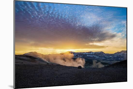 Geothermal Hot Springs, Mud Pots and Fumaroles, Namaskard Close to Lake Myvatn, Northern, Iceland-Ragnar Th Sigurdsson-Mounted Photographic Print