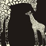 Inverse Giraffe Animal Camouflage-Gepard-Art Print