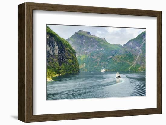 Gerainger Fjord, UNESCO World Heritage Site, Norway, Scandinavia, Europe-Amanda Hall-Framed Photographic Print