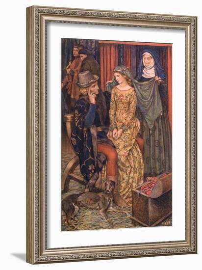 Geraint and Enid-Eleanor Fortescue Brickdale-Framed Art Print