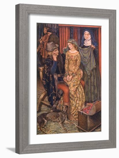 Geraint and Enid-Eleanor Fortescue Brickdale-Framed Art Print