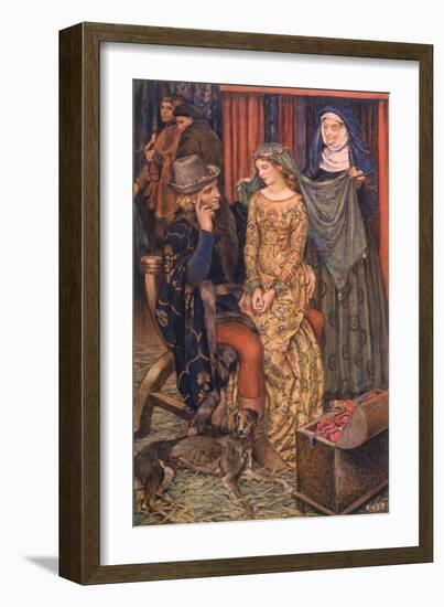 Geraint and Enid-Eleanor Fortescue Brickdale-Framed Art Print