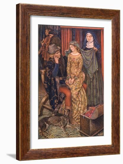 Geraint and Enid-Eleanor Fortescue Brickdale-Framed Art Print