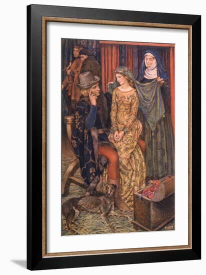 Geraint and Enid-Eleanor Fortescue Brickdale-Framed Art Print