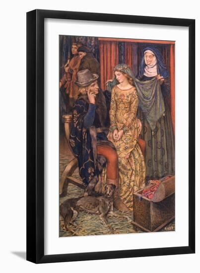 Geraint and Enid-Eleanor Fortescue Brickdale-Framed Art Print