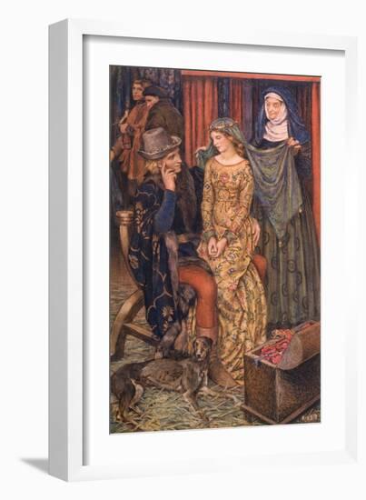 Geraint and Enid-Eleanor Fortescue Brickdale-Framed Art Print