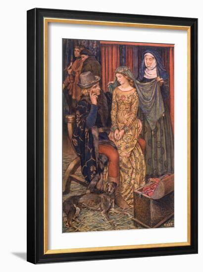 Geraint and Enid-Eleanor Fortescue Brickdale-Framed Art Print