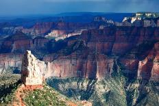 Thunderstorms over south rim, from Cape Royal, north rim, Grand Canyon, Grand Canyon National Park-Geraint Tellem-Photographic Print