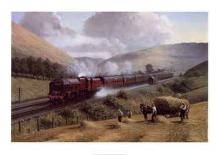 Great Western Near South Brent, 1913-Gerald Broom-Stretched Canvas
