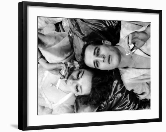 Geraldine Page and Paul Newman in a Scene from Sweet Bird of Youth-Gordon Parks-Framed Premium Photographic Print