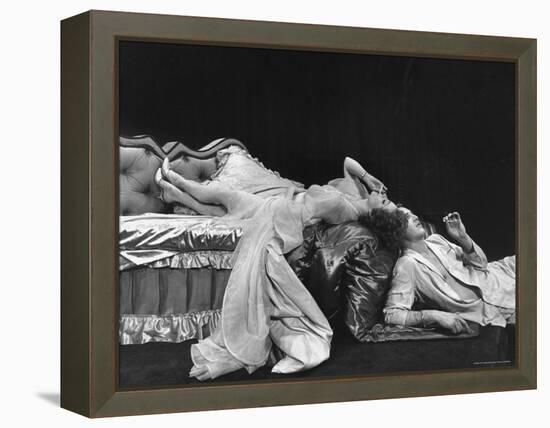 Geraldine Page and Paul Newman in a Scene from Sweet Bird of Youth-Gordon Parks-Framed Premier Image Canvas