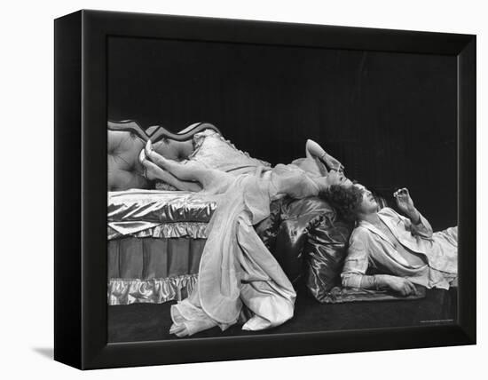 Geraldine Page and Paul Newman in a Scene from Sweet Bird of Youth-Gordon Parks-Framed Premier Image Canvas