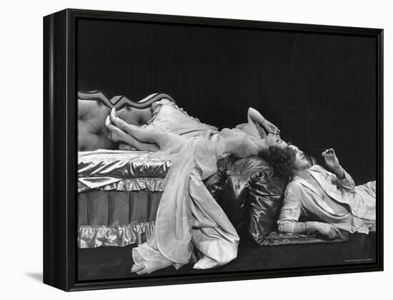 Geraldine Page and Paul Newman in a Scene from Sweet Bird of Youth-Gordon Parks-Framed Premier Image Canvas