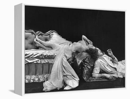 Geraldine Page and Paul Newman in a Scene from Sweet Bird of Youth-Gordon Parks-Framed Premier Image Canvas