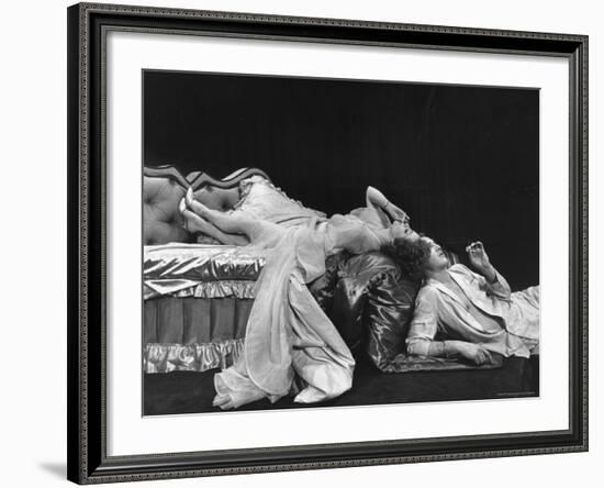 Geraldine Page and Paul Newman in a Scene from Sweet Bird of Youth-Gordon Parks-Framed Premium Photographic Print