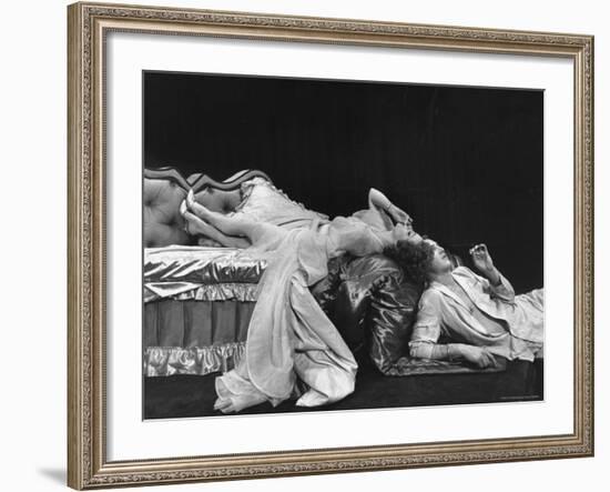 Geraldine Page and Paul Newman in a Scene from Sweet Bird of Youth-Gordon Parks-Framed Premium Photographic Print