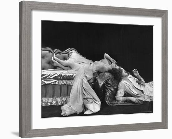 Geraldine Page and Paul Newman in a Scene from Sweet Bird of Youth-Gordon Parks-Framed Premium Photographic Print