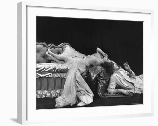 Geraldine Page and Paul Newman in a Scene from Sweet Bird of Youth-Gordon Parks-Framed Premium Photographic Print