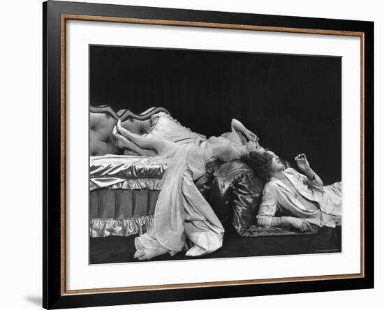 Geraldine Page and Paul Newman in a Scene from Sweet Bird of Youth-Gordon Parks-Framed Premium Photographic Print