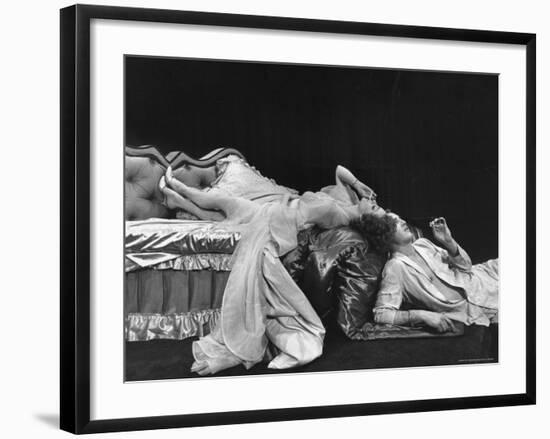 Geraldine Page and Paul Newman in a Scene from Sweet Bird of Youth-Gordon Parks-Framed Premium Photographic Print