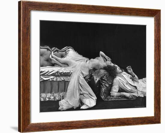 Geraldine Page and Paul Newman in a Scene from Sweet Bird of Youth-Gordon Parks-Framed Premium Photographic Print