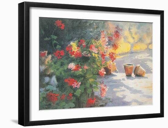 Geranium 9-null-Framed Art Print