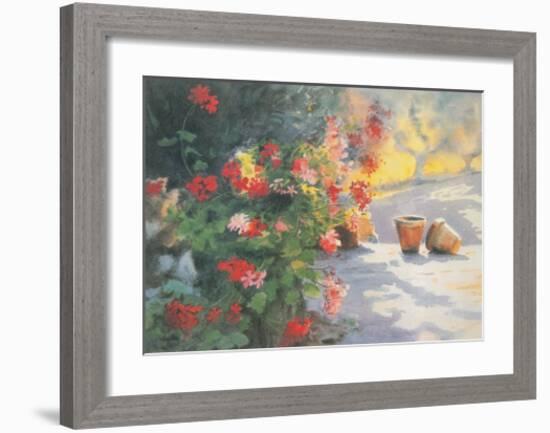 Geranium 9-null-Framed Art Print