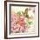 Geranium & Butterflies-Julie Paton-Framed Art Print