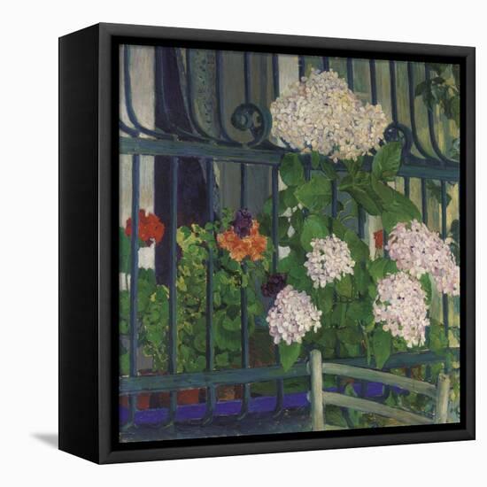 Geranium; Geranien-Kolo Moser-Framed Premier Image Canvas