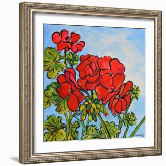 Geranium-Joan Thewsey-Framed Giclee Print